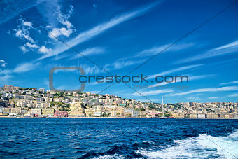 Naples from the sea