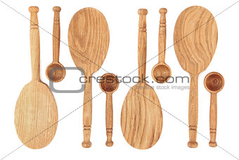 Rustic Oak Spoons