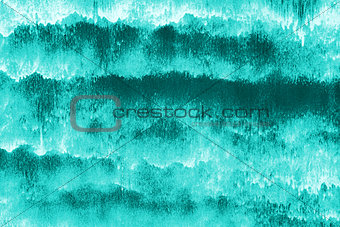 Abstract turquoise wavy surface
