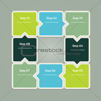 Vector Progress Background / Product choice or Version. eps 10