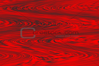 Color Background and Abstract Art - Red Waves of Mystery