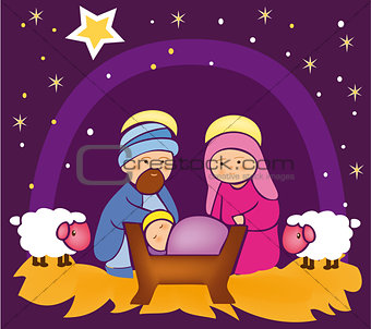 Baby Jesus in a manger 4