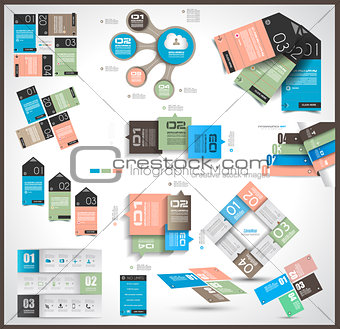 Timeline and  Infographics design templates