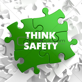 Think Safety on Green Puzzle.