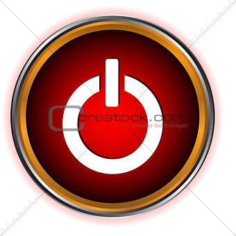 Power red circle logo