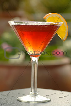 Red Martini Cocktail