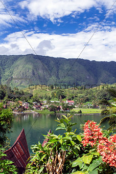 Ambarita Village View.