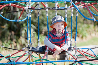 boy at playground