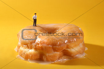 Police Officers in Conceptual Food Imagery With Doughnuts