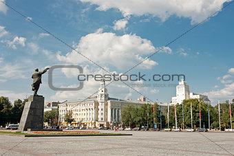 Lenin square in Voronezh