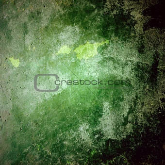 Abstract grunge green wall 