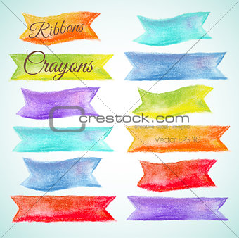 Crayon design Ribbons