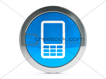 Mobile phone icon with highlight