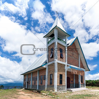 Christian Church in Samosir Island.