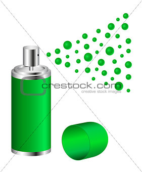 Spray in green design
