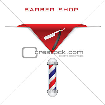 Hairdresser old style razor
