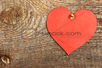 Cardboard heart