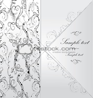 Floral greeting card 