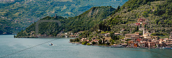 the beautiful lake of Iseo, North Italy, near Brescia and Bergam