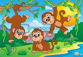 Monkey theme image 1