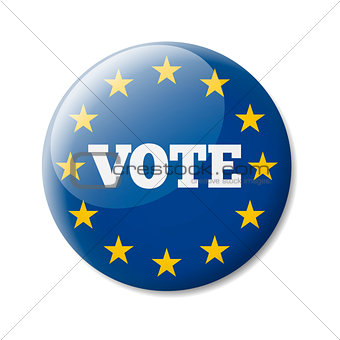 Badge vote Europe