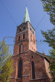 Aegidien church in Lubeck