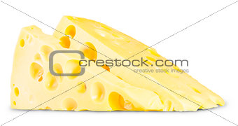 Two Pieces Of Cheese