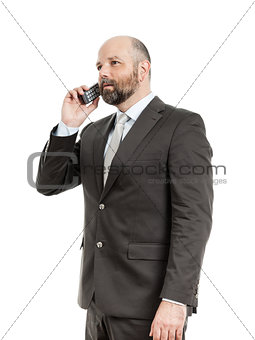 business man phone