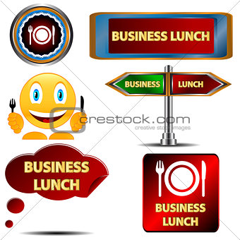 Business lunch set