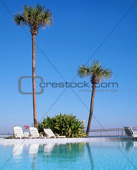 A swimming pool in Daytona Beach, Florida