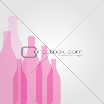 Design element with bottles