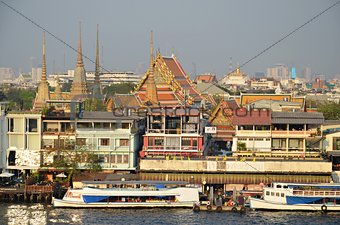bangkok panorama with grand palace
