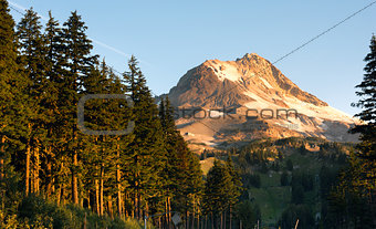 Ski Chair Lift Timberline Mt Hood Cascade Mountain