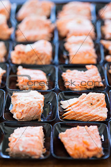 Salmon appetizers