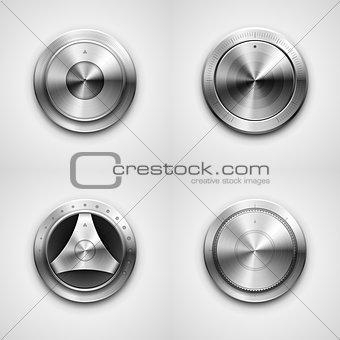 Metallic knobs