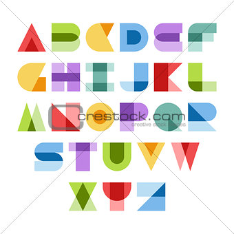 Colorful font