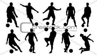 soccer p1 silhouettes