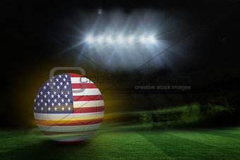 Football in america colours