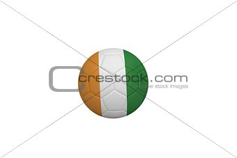 Football in ivory Coast colours