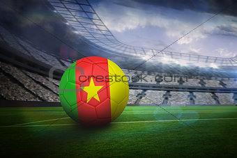 Football in cameroon colours