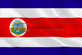 Costa rica national flag