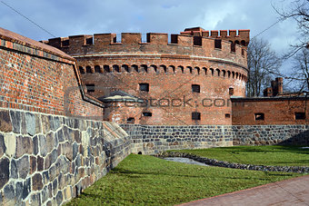 German fort Der Dohna. Kaliningrad (until 1946 Koenigsberg), Russia