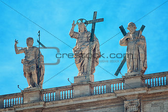 Jesus Christ statue on San Pietro
