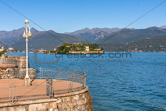 Lake Maggiore and Isola Bella in Italy.