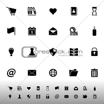 General folder icons on white background