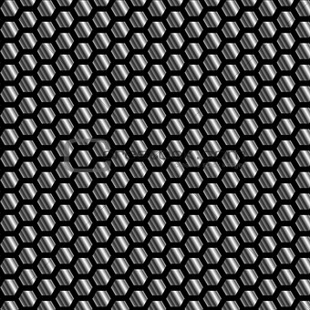 Silver honey cell background