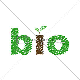 Bio logo sketched