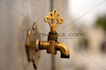 Date of ablution tap made ââof brass