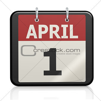 April 1, April Fools Day calander