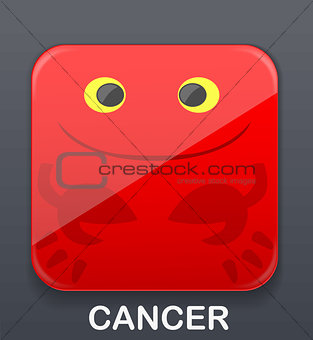 Cancer zodiac icon